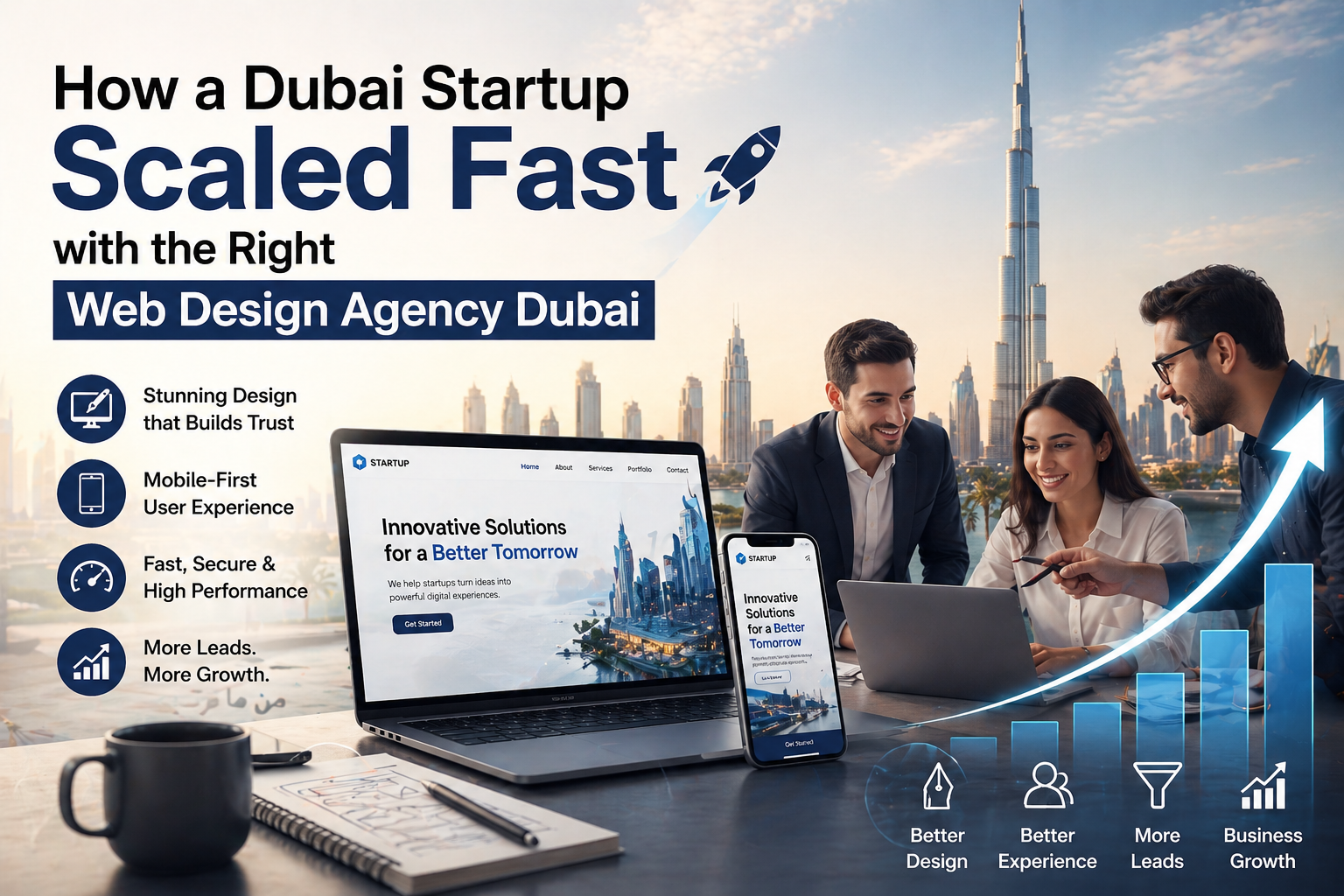 How a Dubai Start-up Scaled Fast with the Right Web Design Agency Dubai